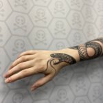 Tattoo Schlange auf dem Unterarm
