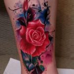 Costi Rose color tattoo