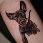 Realistik Tattoo Hund