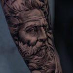 Zeuss Portrait als Tattoo
