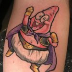 Tattoo mit Spongebob & Dragonball Motiv