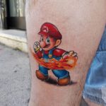 Mario mit Feuerball